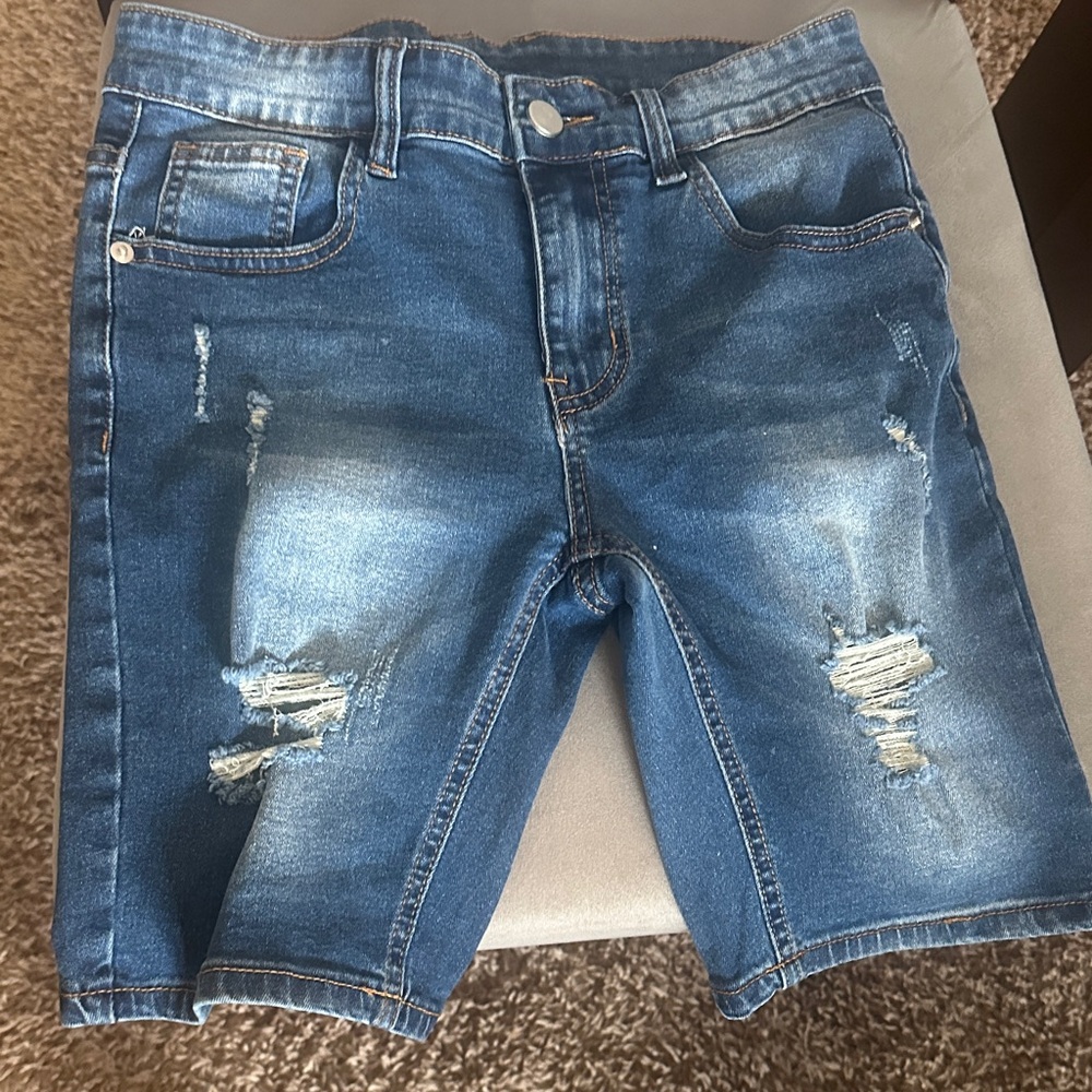 Stylish Blue Denim boys short